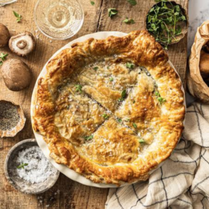Vegan Chicken & Mushroom Pie