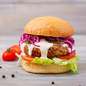 Halloumi Burger (V)